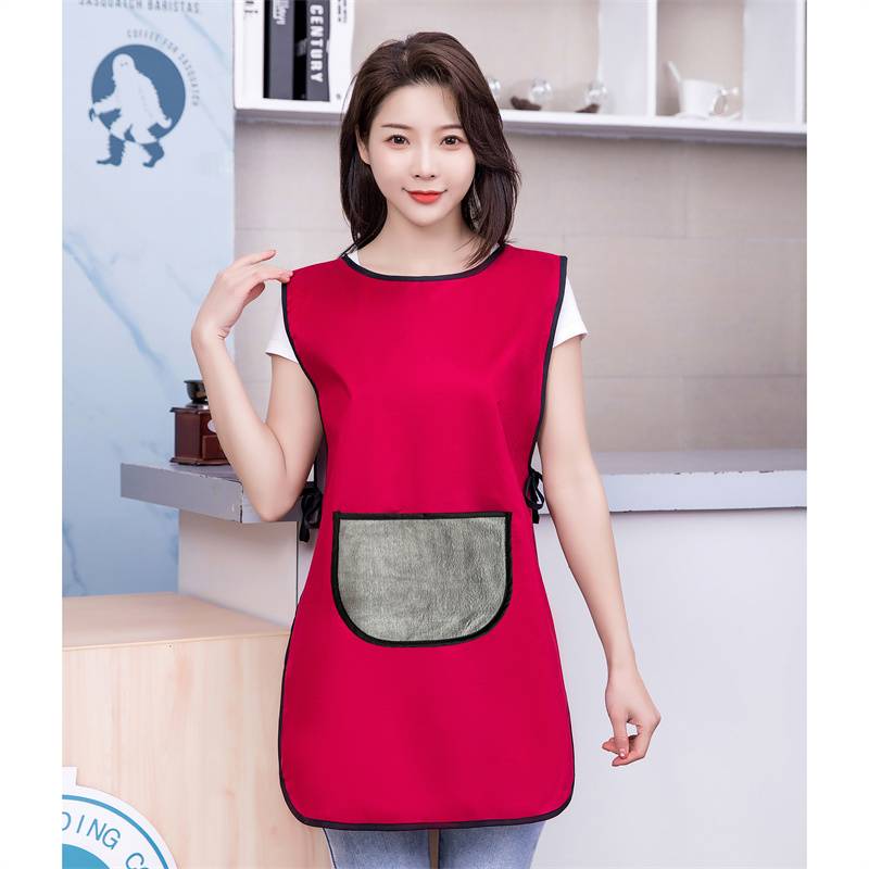 You can wipe your hands with a Japanese apron